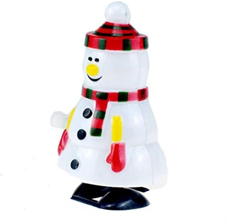 Sewroro חג המולד מסתיים צעצועים של שלג קופץ צעצועי הליכה לחג המולד שעון שעון צעצועי גרב חג המולד מסיבות