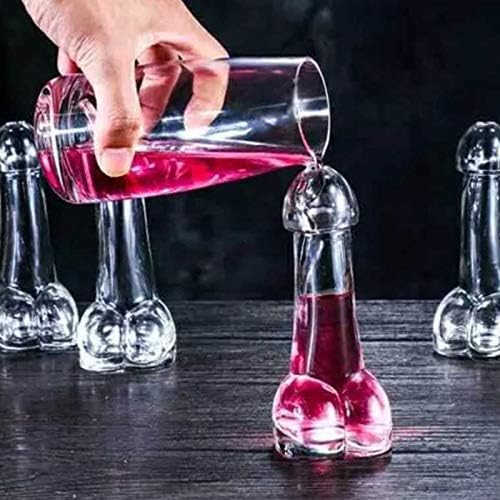 5 יחידות שקוף יצירתי מצחיק קוקטייל יין זכוכית בירה מיץ מרטיני קוקטייל כוסות הפתעה מתנה עבור ברים, בתי