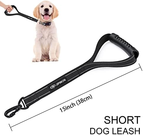 ג ' יפימון קצר כלב רצועה עם ידית נוחה רעיוני כבד החובה קצר רצועה עבור כלב אימון שליטה