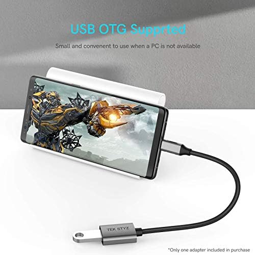 מתאם Tek Styz USB-C USB 3.0 תואם לממיר הנשי של Acer Iconia A3 OTG Type-C/PD USB 3.0.