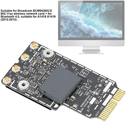 עבור BCM94360CD 802.11AC כרטיס רשת אלחוטית Bluetooth4.0 PCIE MINI WLAN+עבור כרטיס Bluetooth4.0 תואם
