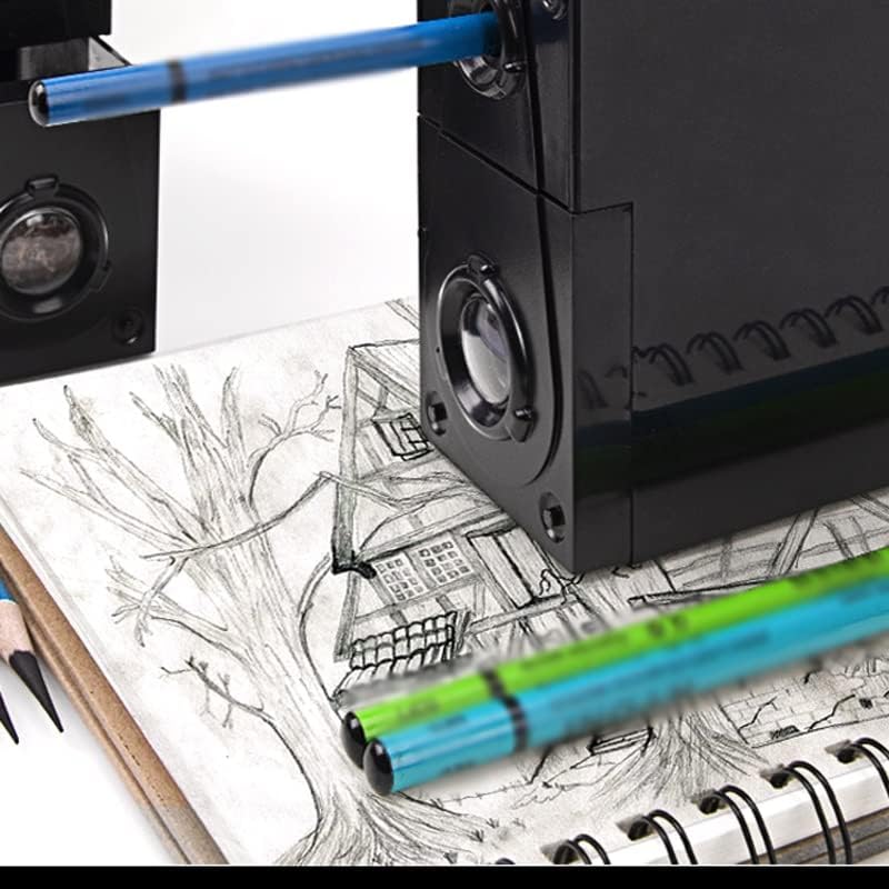 Quul Skice Sketing Stender Stender עיפרון ידיים ארכובה מכני אמנות מכני עפרון מחדד ציוד בית ספר למשרד