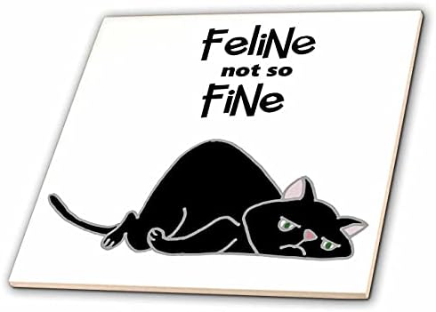 3 ורוד חתול מצחיק לא כל כך יפה חתול שחור חתול שינה חתול אוהבי משחק מילים-אריחים