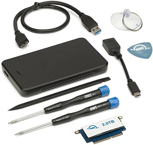 OWC 240GB Aura Pro nt בעל ביצועים גבוהים NVME SSD שדרוג שדרוג כלים, התואם לשנים -2017 13 אינץ