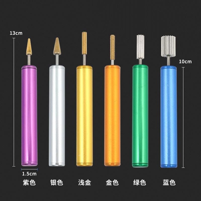 1 PCS עור פליז ראש קצה שמן הדבקת צבע עט עט מוליך רולר צבע מהיר לכלי מלאכת עור -