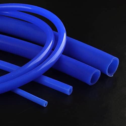 צינור Zzhengf-Rubber 100 סמ I.D 2 ~ 32 ממ עמיד בחום צינור סיליקון כחול צינור צינור סיליקה ג'ל גמיש,