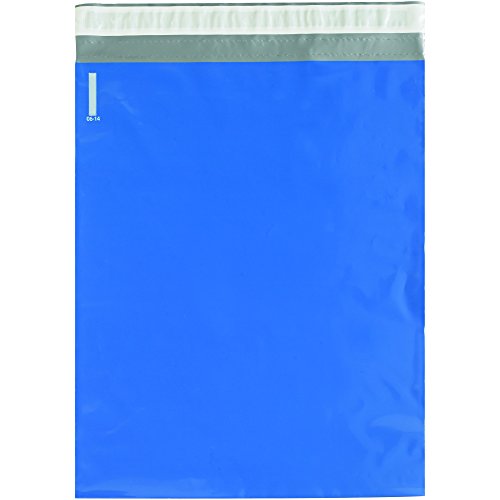 מעטפות פולי מיילר, 12 על 15 1/2, כחול, חותם עצמי עם רצועת דמעה, עמיד למים ועמיד בפני פנצ ' ר,