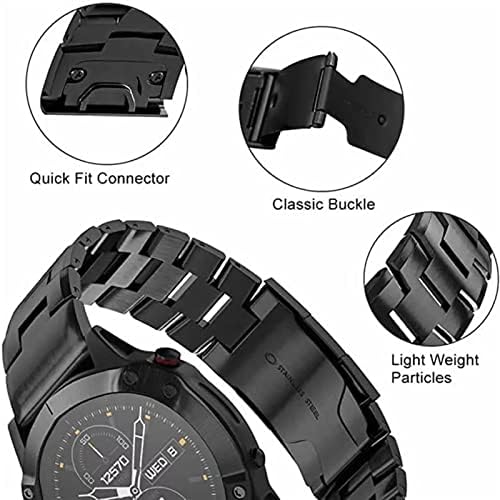 רצועת שעון צמיד סגסוגת טיטניום חדשה ביותר עבור צמיד פניקס 6 22 26 ממ עבור גרמין פניקס 6 6 פרו 5 5 פלוס 935 945