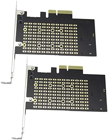2x M.2 Drive מתקשר ישירות עם האוטובוס של PCIE SATA מתאים ל- PCIE X4 X8 או X16 משבצת חדשה