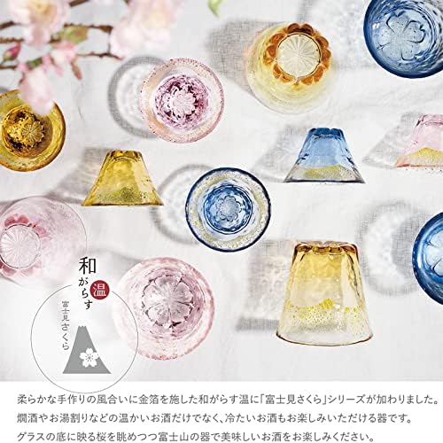 טויו סאסאקי זכוכית 42160ts-g-erp זכוכית שוחו, יפנית פוג'ימי סאקורה, מים חמים שוחו גוראסו, נייר זהב