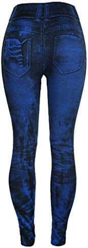 חותלות אימון לנשים ג'ינס נראות מכנסי גרפיקה רכים חמאה חמאתית מעלית באורך מלא לאימון טיולים