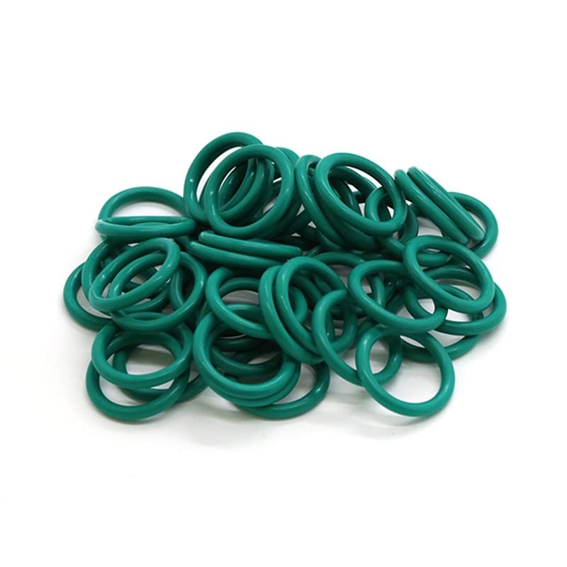 10 יחידות פלואור ירוק גומי O-Ring OD 5-70 ממ אטם טבעת עובי 2 2.4 3.1 ממ התנגדות לחום 280 °-