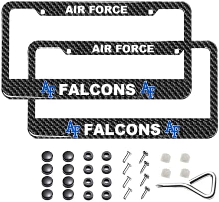 מסגרת לוחית רישוי תואמת לבזים של חיל האוויר AF, סיבי פחמן