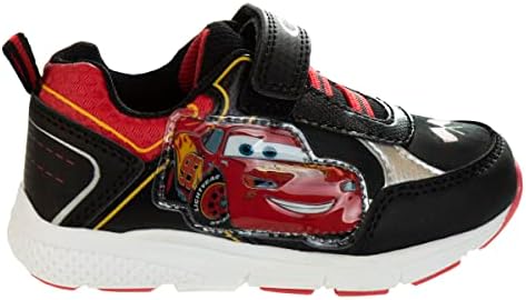 דיסני פיקסאר מכוניות בנים שחור / אדום מואר נעלי ספורט