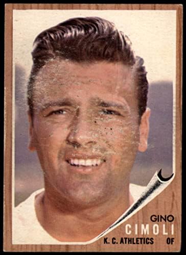 1962 Topps 402 Gino Cimoli Kansas City Athletic