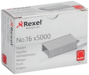 Rexel Staples No16 6 ממ PK5000 06010 מאת Rexel