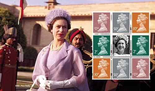 בריטניה הגדולה הוד מלכותה המלכה אליזבת פלטינום יובל אספנות דואר & מגבר; בולי דואר / מפורסם אנגליה