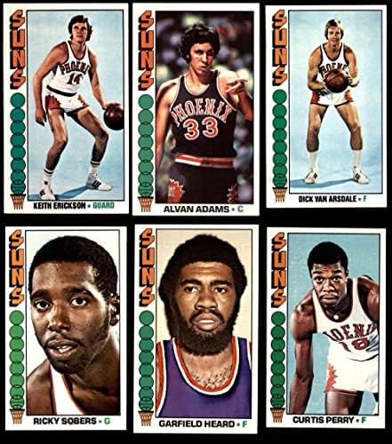 1976-77 Topps Phoenix Suns צוות סט פיניקס סאנס NM Suns
