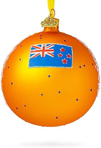קווינסטאון, ניו זילנד זכוכית כדור חג המולד קישוט 4 סנטימטרים