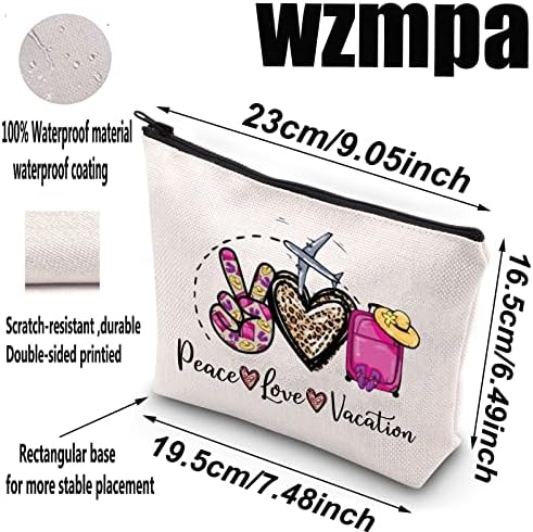 WZMPA בנות סוף שבוע קוסמטיקה איפור קוסמטי בנות טיול מתנה לשלום אהבת חופשה איפור רוכסן שקית שקית רופא רווקות