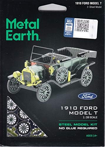 מתכת כדור הארץ 1910 פורד דגם 3 ד מתכת דגם ערכת קסם