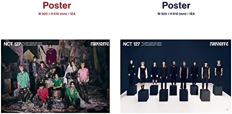 NCT 127 - אלבום מועדף+פוסטר מקופל+סט פוטו -לקלפים נוסף