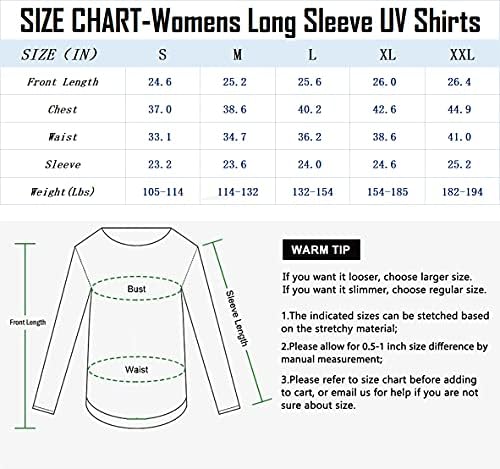 נשים UPF 50+ שרוול ארוך UV אימון חולצות פריחה שומר מהיר חולצת טריקו יבש מהיר יוגה צמרות יוגה רופפות כושר