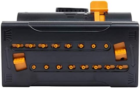 מלנור 65031-AMZ מיניקס טורבו מתנדנד ממטרה על ספייק שלב עם סט מתאם מוצרים QuickConnect, שחור, צהוב