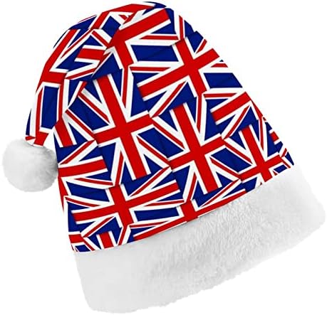 בריטי דגל דפוס חג המולד סנטה כובע עבור אדום חג המולד כובע חג טובות חדש שנה חגיגי ספקי צד