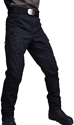 מכנסי מכנסיים של מכנסי מכנסי אימונים מזדמנים מכנסיים מכנסיים צבאיים מרובי כיס מכנסי טרנינג מטען הסוואה