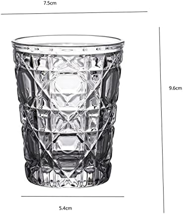 זכוכית עם קש ומכסה ויסקי זכוכית יצירתי חדש קריסטל ביתי מים זכוכית חלב מיץ חלב תה ביתי שתיית