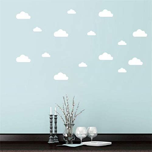 לבן ענן מדבקות מדבקות קיר מתוק חיים יפה בית עשה זאת בעצמך חדר קישוט בית ילדים חדר שינה