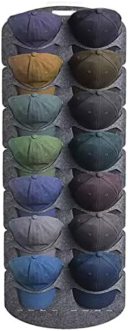 בייסבול כובע ארגונית הרגיש כובע תצוגת אחסון מתלה עבור דלת חזרה או קיר בייסבול כובע מחזיק ארגונית
