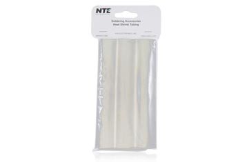 NTE Electronics 47-25506-Cl Cl Chrink צינורות, קיר כפול עם דבק, יחס מכווץ 3: 1, קוטר 3/4 , אורך 6, ברור