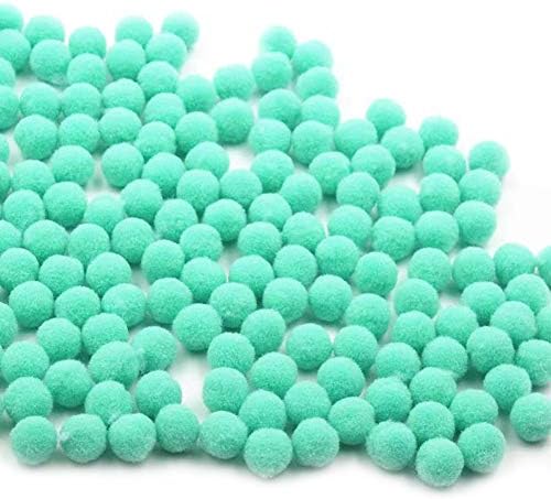 500 יחידות פומפום 1 סנטימטר - 0.4 אינץ 'כדור לבד Diy Diycraft Clush Fur Pom Poms Balls Decor 30+ צבעים