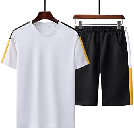 בגדי ספורט לגברים בגדי ספורט בקיץ בגדי ספורט שני מכנסיים קצרים של חולצות גברים