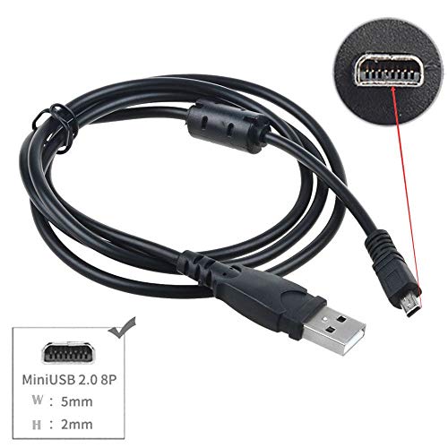 כבל USB של SNLOPE 3.3ft למצלמת Panasonic Lumix DMC-FS45 DMC-FS20 DMC-FX35 DMC-FX30