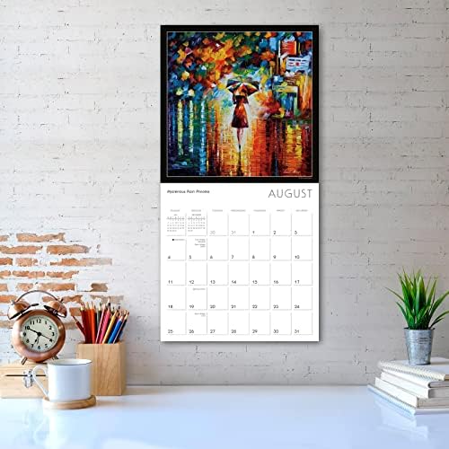 רשמי אור 2024 לוח השנה הקיר - האמנות היפה של ליאוניד אפרמוב, 12 x 12