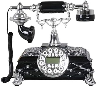 PDGJG קווי טלפון/בית אירופאי רטרו טלפון/טלפון עתיק מיושן/טלפון עץ/סגנון טלפון בית רטרו קבוע וינטג '