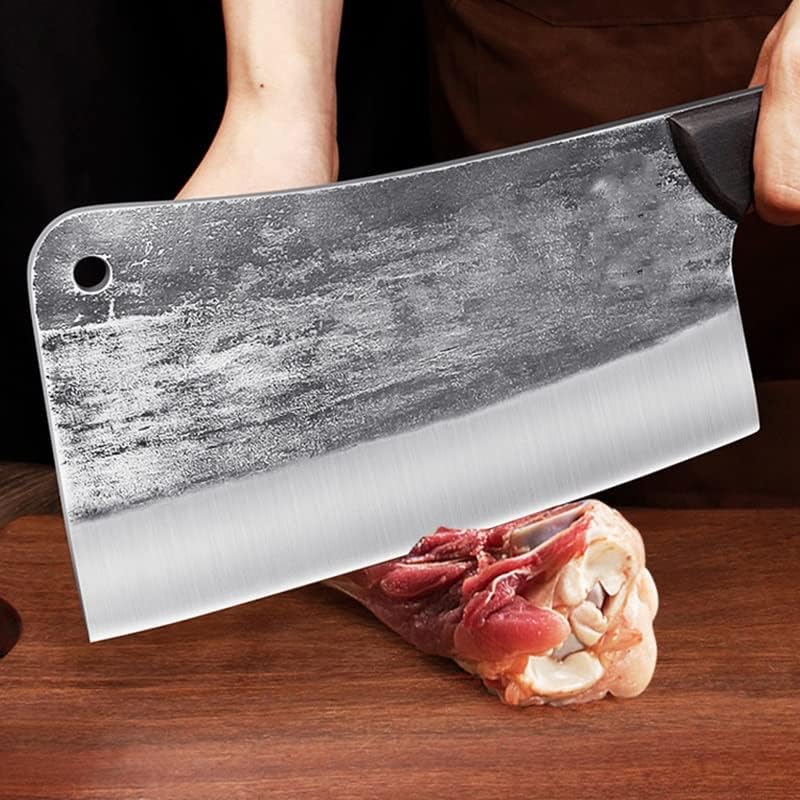 סכין קופיץ של קריברס, קופיץ בשר, קופיץ כבד מזויף ביד, סכיני גרזן בעלי קשיות גבוהה, סכיני חיתוך עצם מעובים,