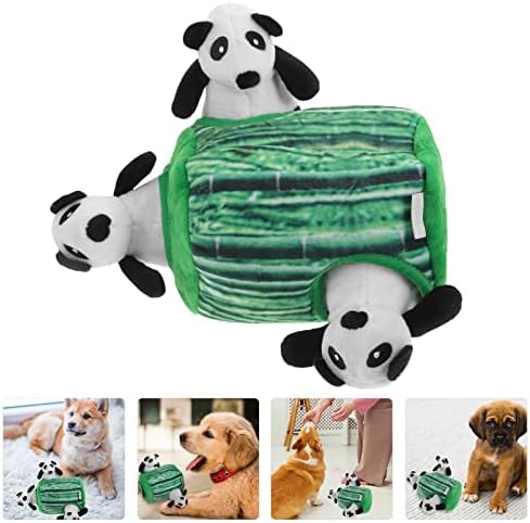 MIPCACAS 3 ערכות סטייה בית קליפה ממולא ירוק צעצוע נושך קטן: משחק כלבים לעיסה כלבים חיות מחמד עמידה בעץ עמידה