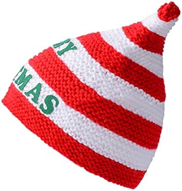 2022 חג המולד סרוג כובע כובעי מבוגרים חג המולד רפוי כובעי סנטה כובע בתפזורת סנטה לסרוג סרוגה כובע