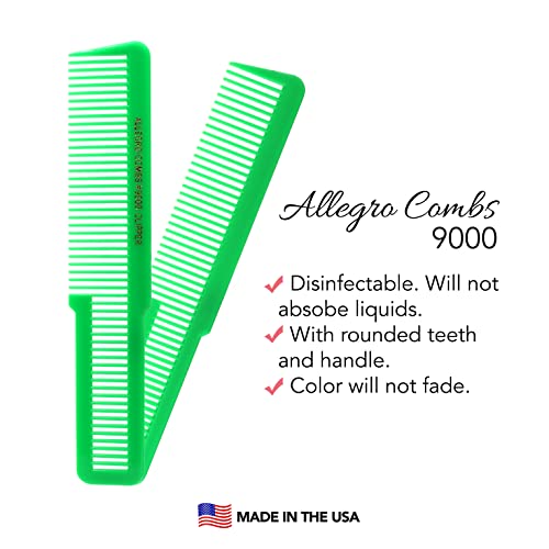 Allegro Combs 9000 Glipper מיזוג שיניים רחבות חתיכות מסרק שיער לדהי דהייה גברים מעצבים גברים נשים