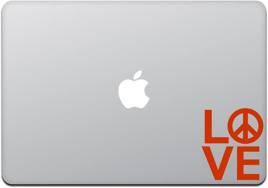 חנות טובה של MacBook Air/Pro 11/13 אינץ 'מדבקת MacBook Love שלום אדום M535-R