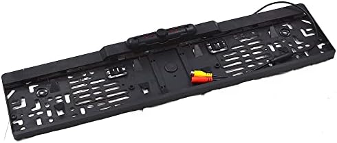 מחזיק מסגרת לוחית רישוי רכב אירופאי לוחית רישוי מסגרת מסגרת מספר לוחית עם 4 IR LED גיבוי מצלמה