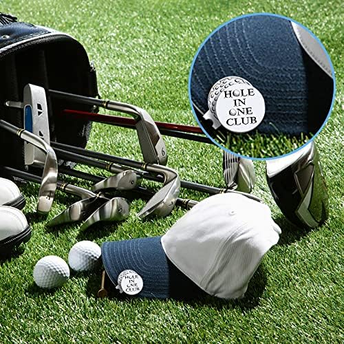 חור אחד מועדון גולף כדור סמן עם מגנטי כובע קליפ, מצחיק גולף אביזרי מתנות לגברים נשים, גולף מתנות לגברים