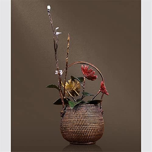 Ldchnh סל פרחי חמניות קישוט נחושת קישוט בסלון כניסה לקישוט חדר תה מלאכה