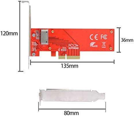 Chenyang Cy Pcie NVME שליט 1U GEN-Z EDSFF SHORT SSD E1.S ל- PCI-E 4X מתאם מארח המוביל