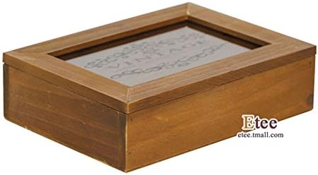 Wodeshijie קופסת אחסון עץ ישן/זכוכית קופסת תכשיטים של גג שמש/קופסת אחסון/קופסת תכשיטים/קופסת תכשיטים/חלקי קופסא