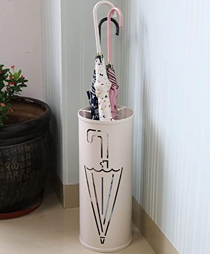 מטריית רזום דוכן נורדי בסגנון נורדי מתלה מחזיק מטרייה בז ', דלי מטרייה עגול חיל